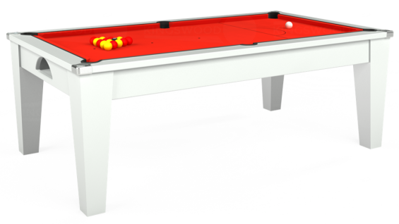 avant garde pool table with Hainsworth Smart cloth in Orange