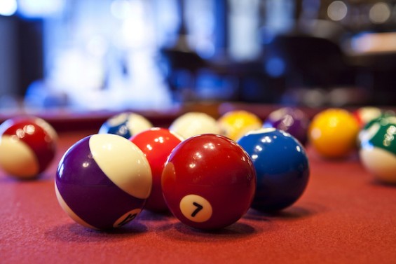 Reconditioned pub pool tables